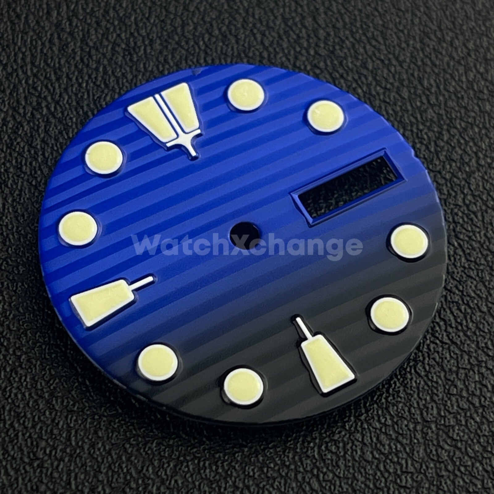 28.5mm Blue & Black Watch Dial Face for SEIKO NH36 Movement