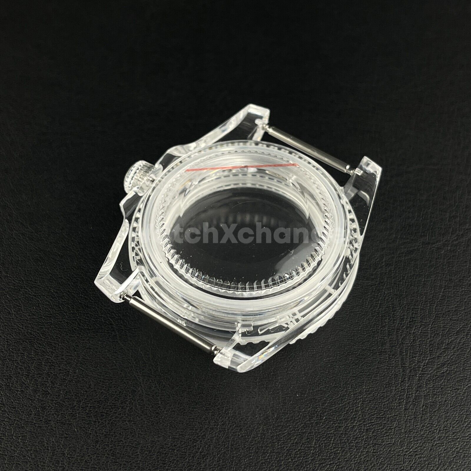 40mm SUB Acrylic Plastic Transparent Watch Case Kit for NH35/NH36 Watch Movement