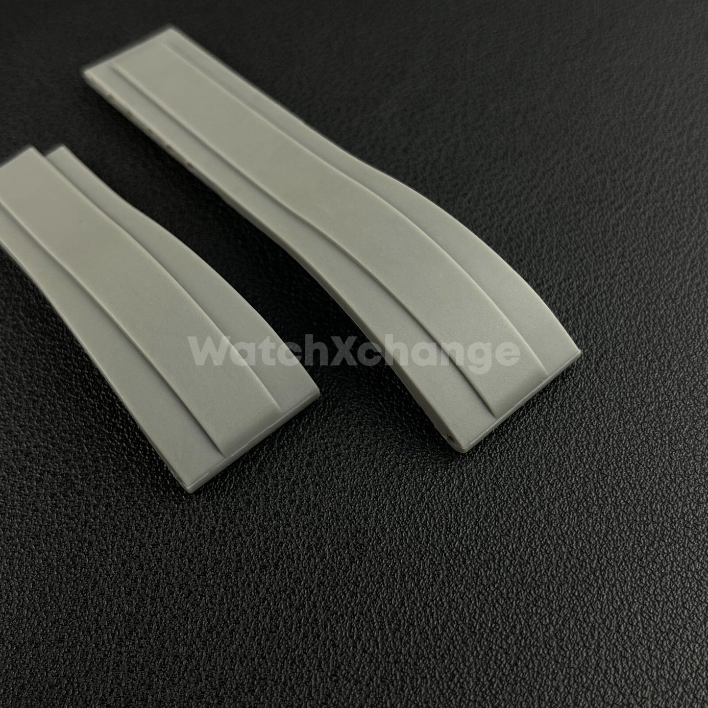 20mm Grey Silicone Rubber Watch Strap Band For Rolex OYSTERFLEX GMT