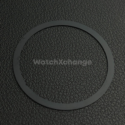 Silver & Black Flat Aluminium Watch Bezel Insert 38.5mm for VK63 Quartz Watches