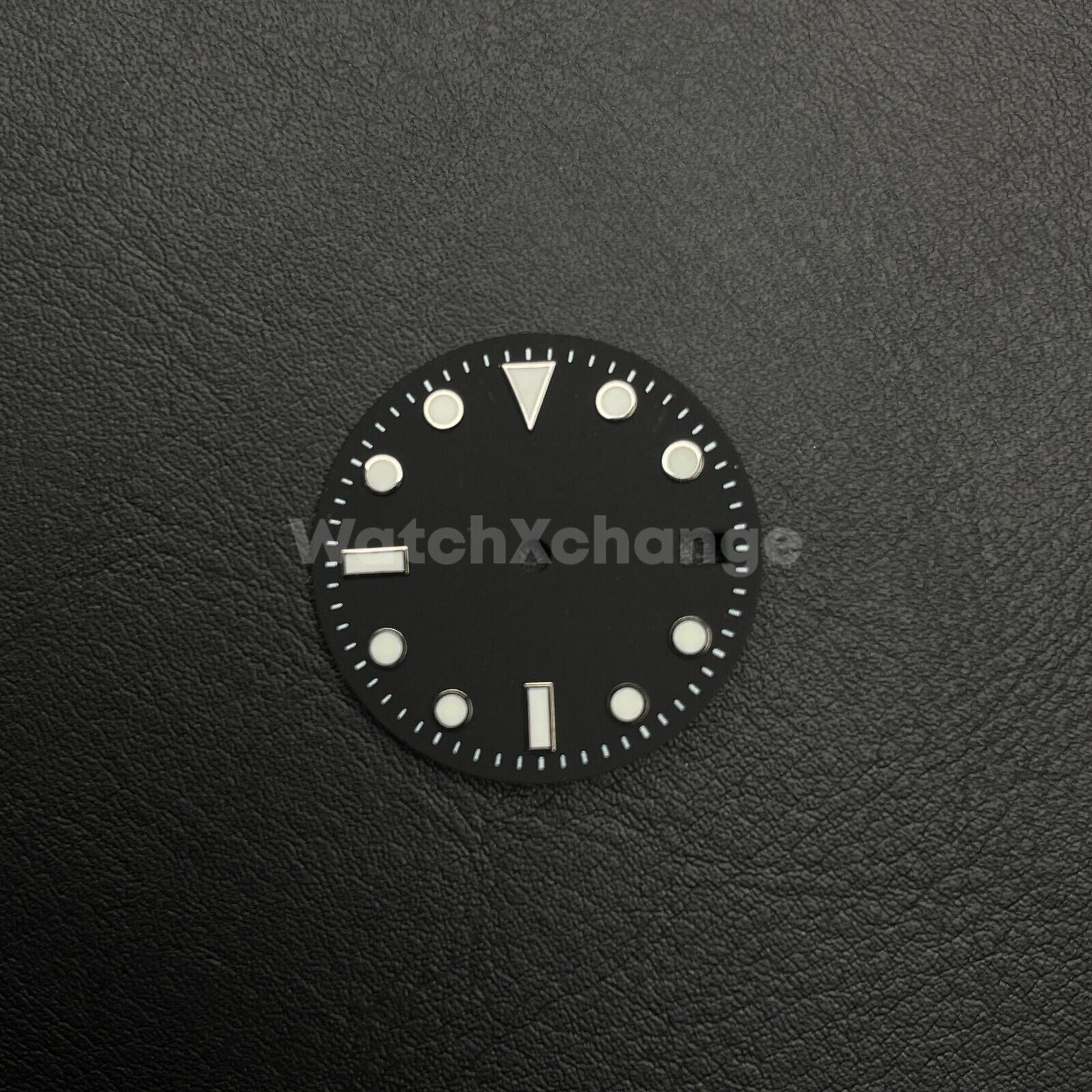 28.5mm Black Watch Dial for SEIKO NH35 NH36 Movement Luminous