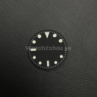 28.5mm Black Watch Dial for SEIKO NH35 NH36 Movement Luminous