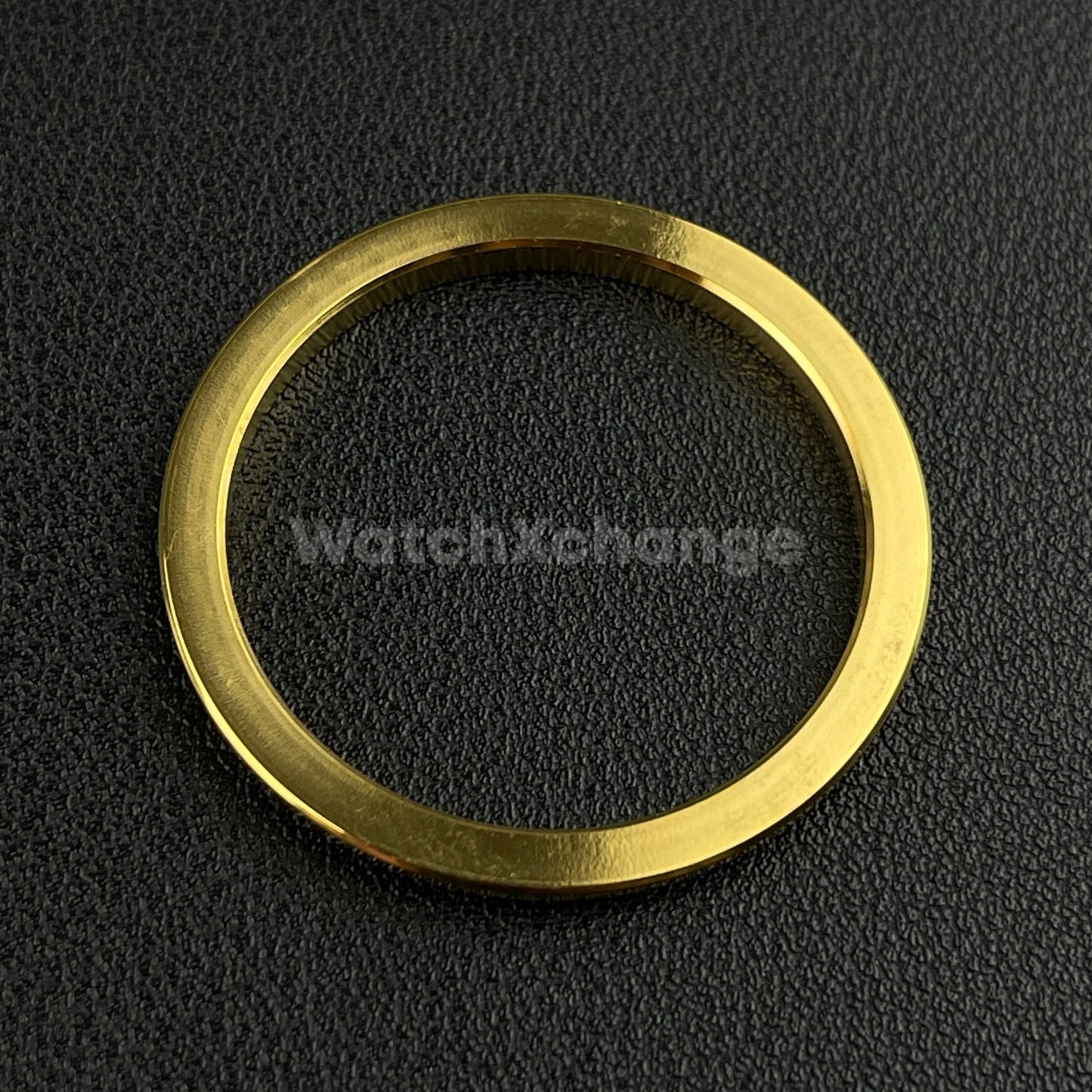 Gold Curved Gemstone Stainless Steel Watch Bezel Insert Ring 36mm 39mm