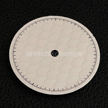 28.5mm White Shell Texture Watch Dial Face for SEIKO NH35 NH36 Movements