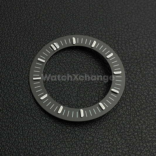 Grey 31mm Skeleton Dial Face Fit For NH35 NH36 NH70 Movement Watch Part