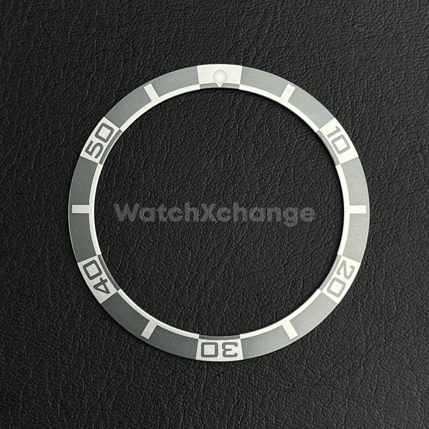 Grey 38mm Flat Aluminium Bezel Insert For Diver Watch Seiko Mod SKX SRPD