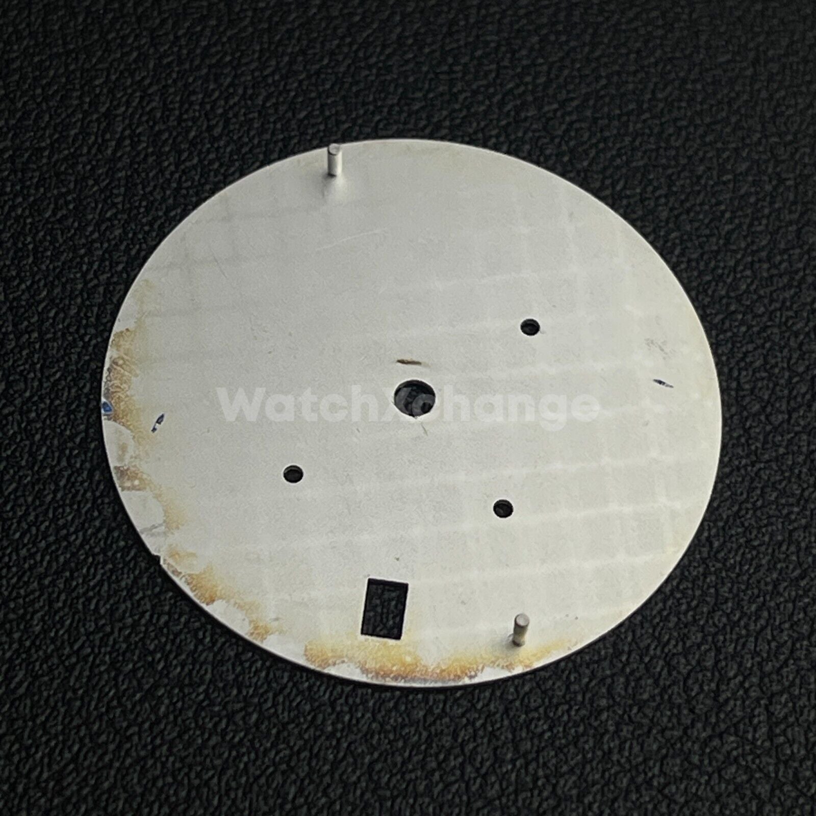 Silver & Black 31.5mm Modified Watch Dial Accessory for VK63 Quartz Movement