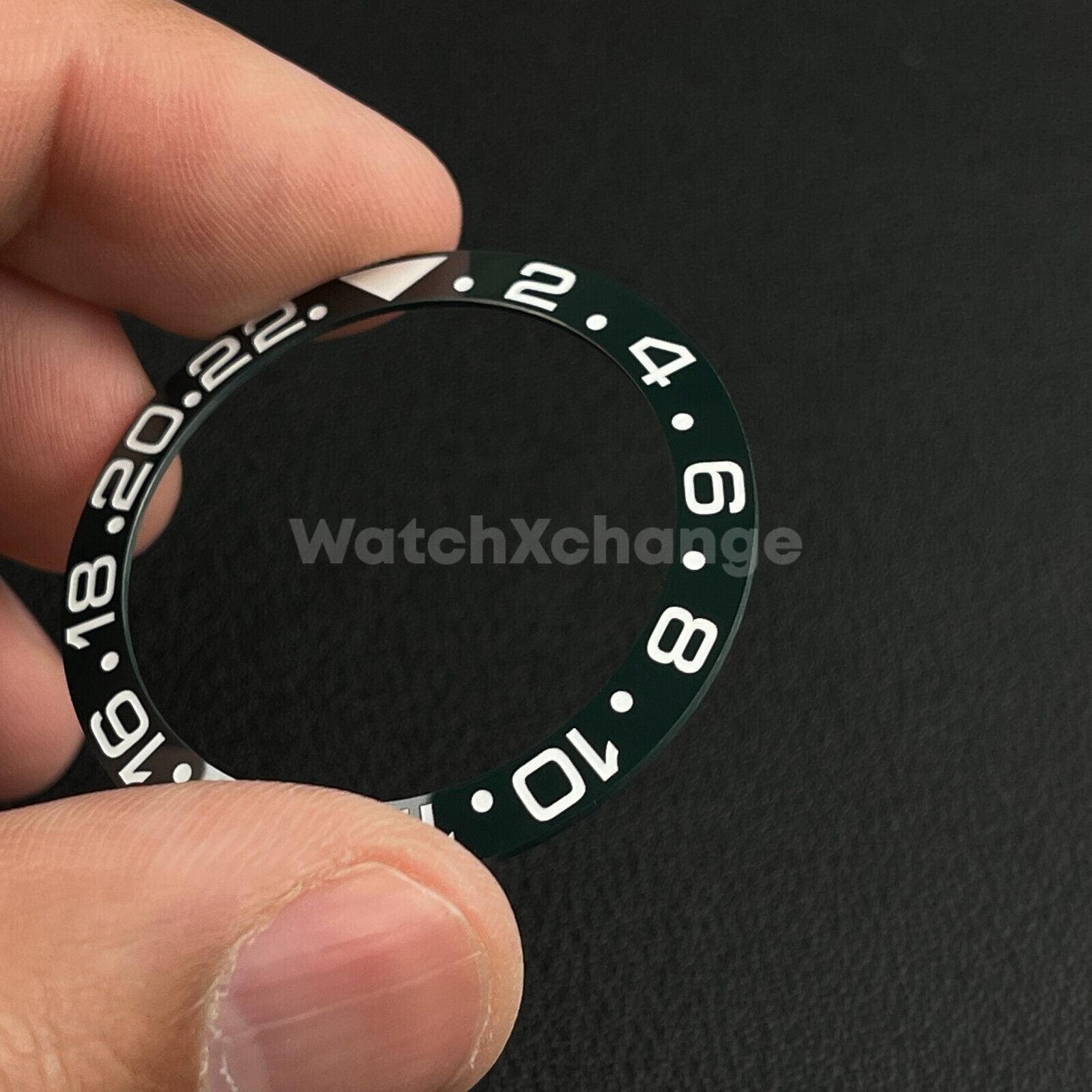 Dark Green Ceramic Bezel Insert 40mm for Rolex Seiko SKX SRPD Omega