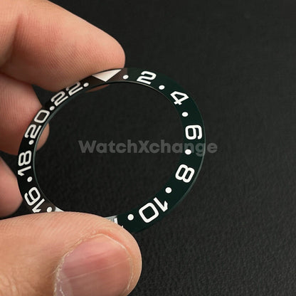 Dark Green Ceramic Bezel Insert 40mm for Rolex Seiko SKX SRPD Omega