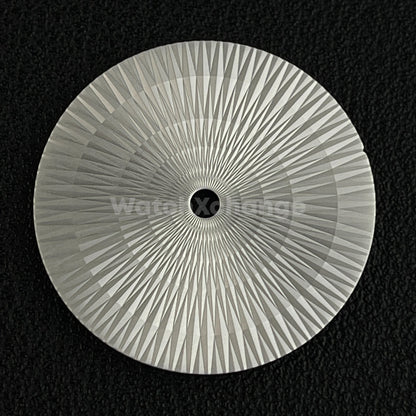 28.5mm Silver Radial Texture Watch Dial Face for SEIKO NH35 NH36 Movements