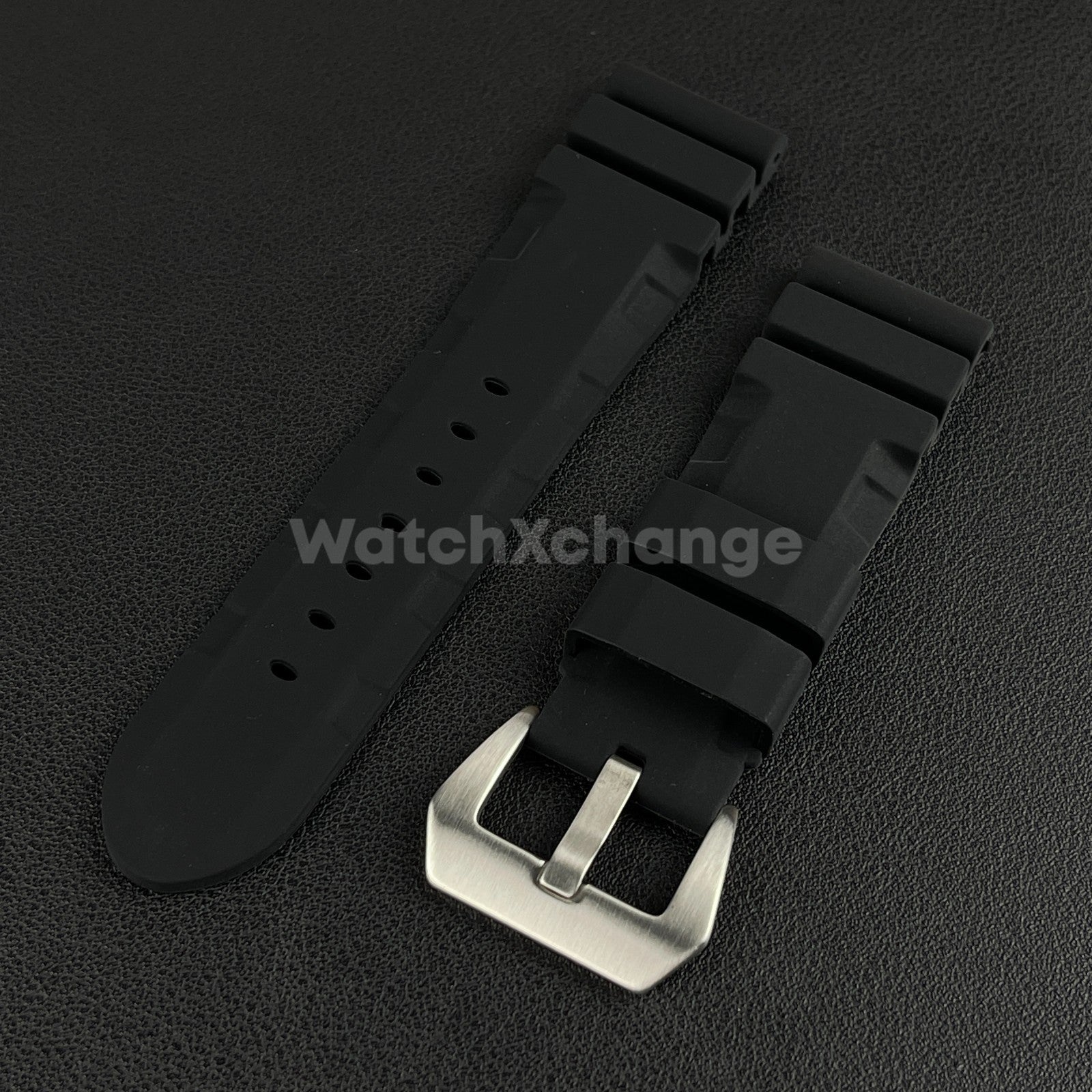 Waterproof Silicone Rubber Watch Strap Band For Panerai PAM 22mm 24mm 26mm