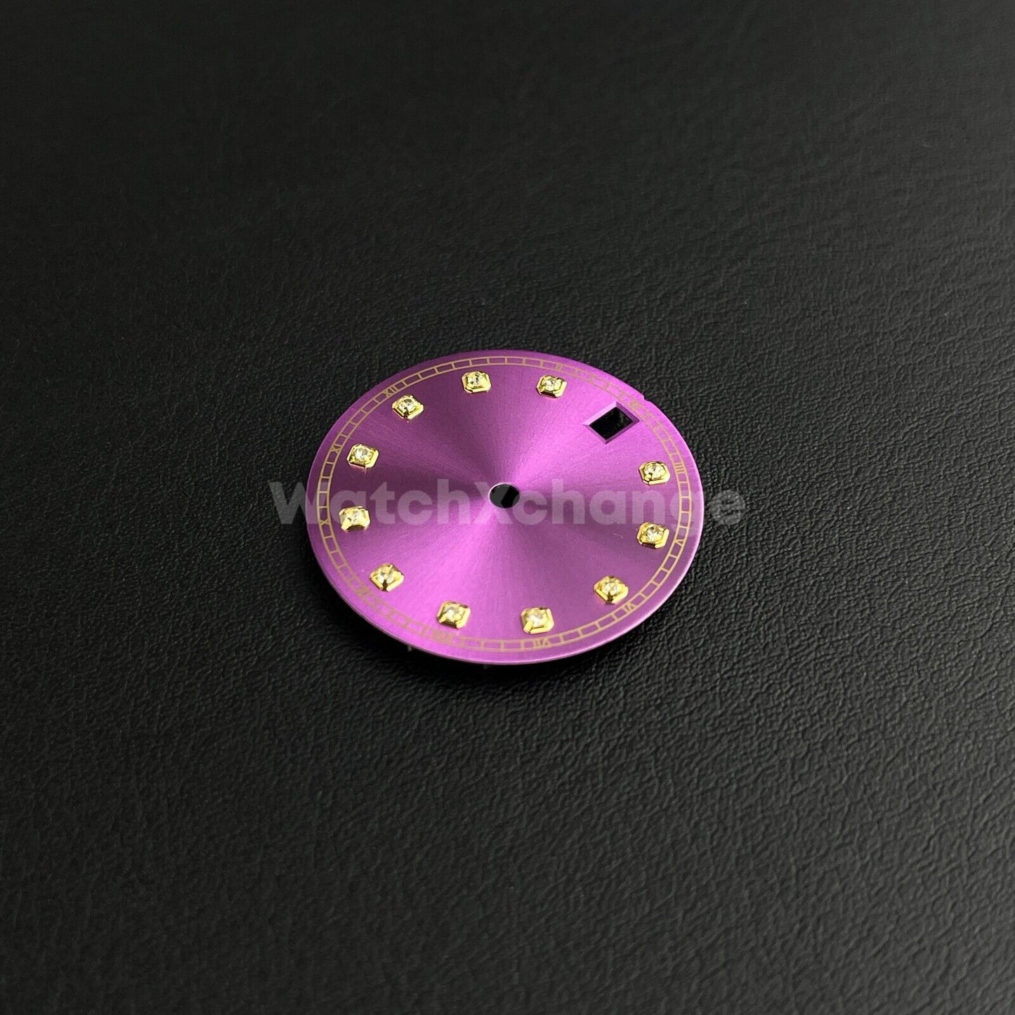 28.5mm Purple Diamond Watch Dial for SEIKO NH35 NH36 Movement
