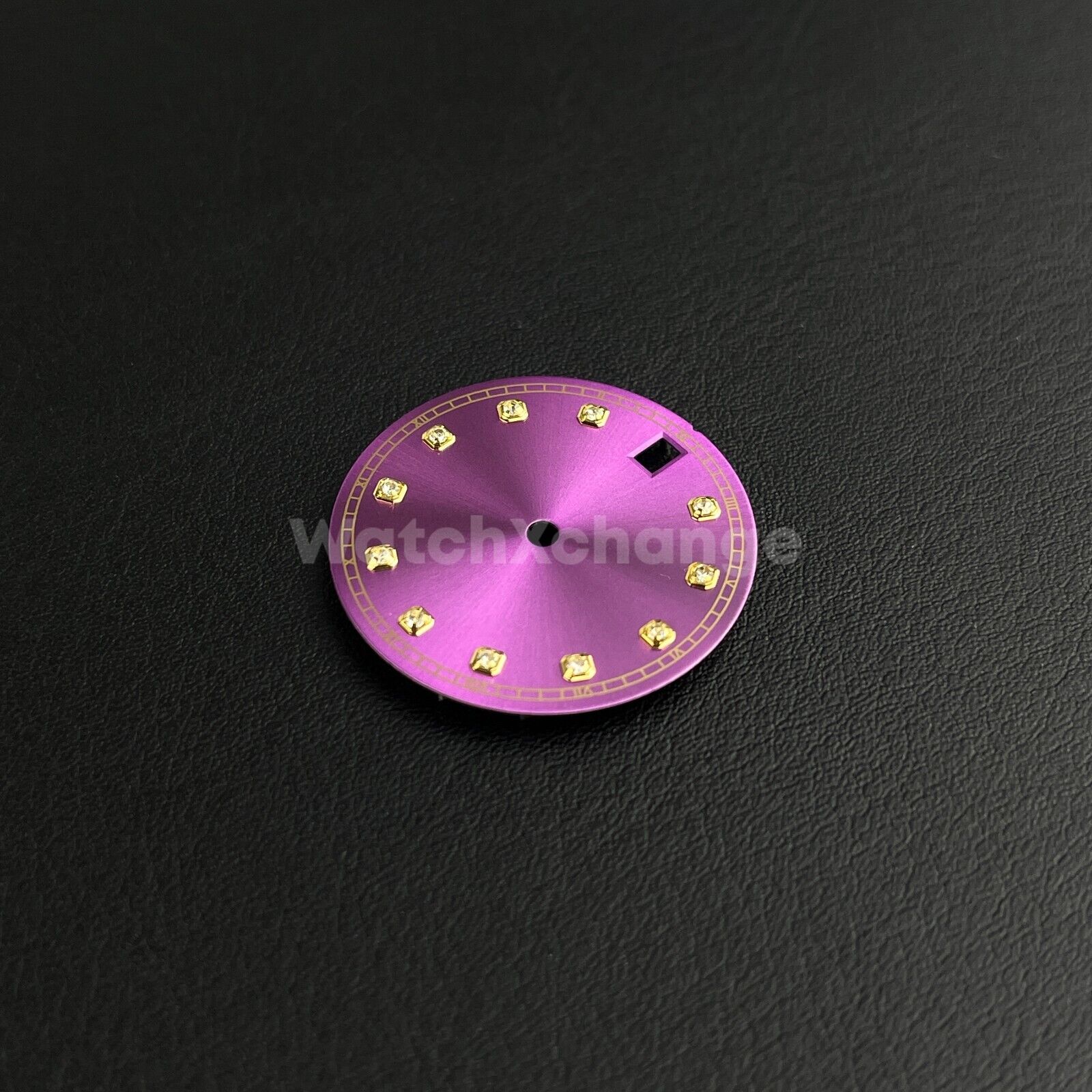 28.5mm Purple Diamond Watch Dial for SEIKO NH35 NH36 Movement