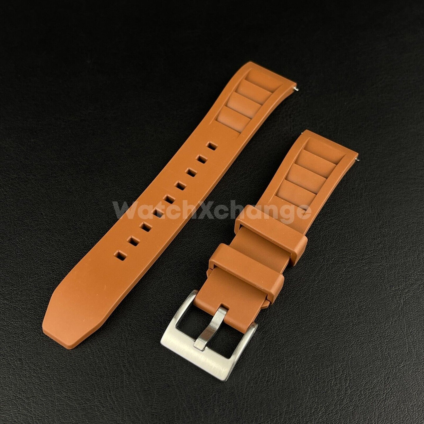 Premium FKM Rubber Watch Strap Band 20mm Quick Release Pin Various Colours