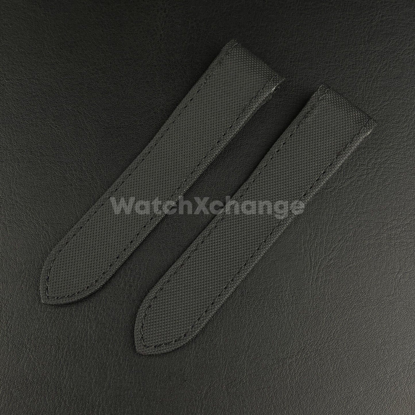 Black Waterproof Nylon Watch Band Strap For Cartier Santos 100 20mm 23mm