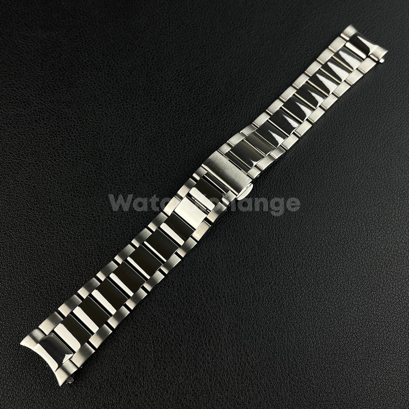 Curved End Metal Watchband Fit For Omega Seamaster AT150 Aqua Terra Watch Strap