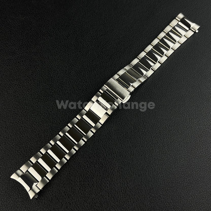 Curved End Metal Watchband Fit For Omega Seamaster AT150 Aqua Terra Watch Strap