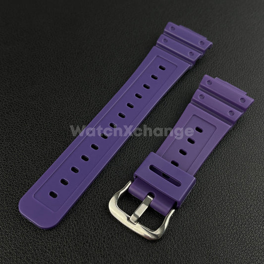 Purple Watch Strap For G-SHOCK Replacement Rubber Band CASIO GA2100 GA2110 16mm
