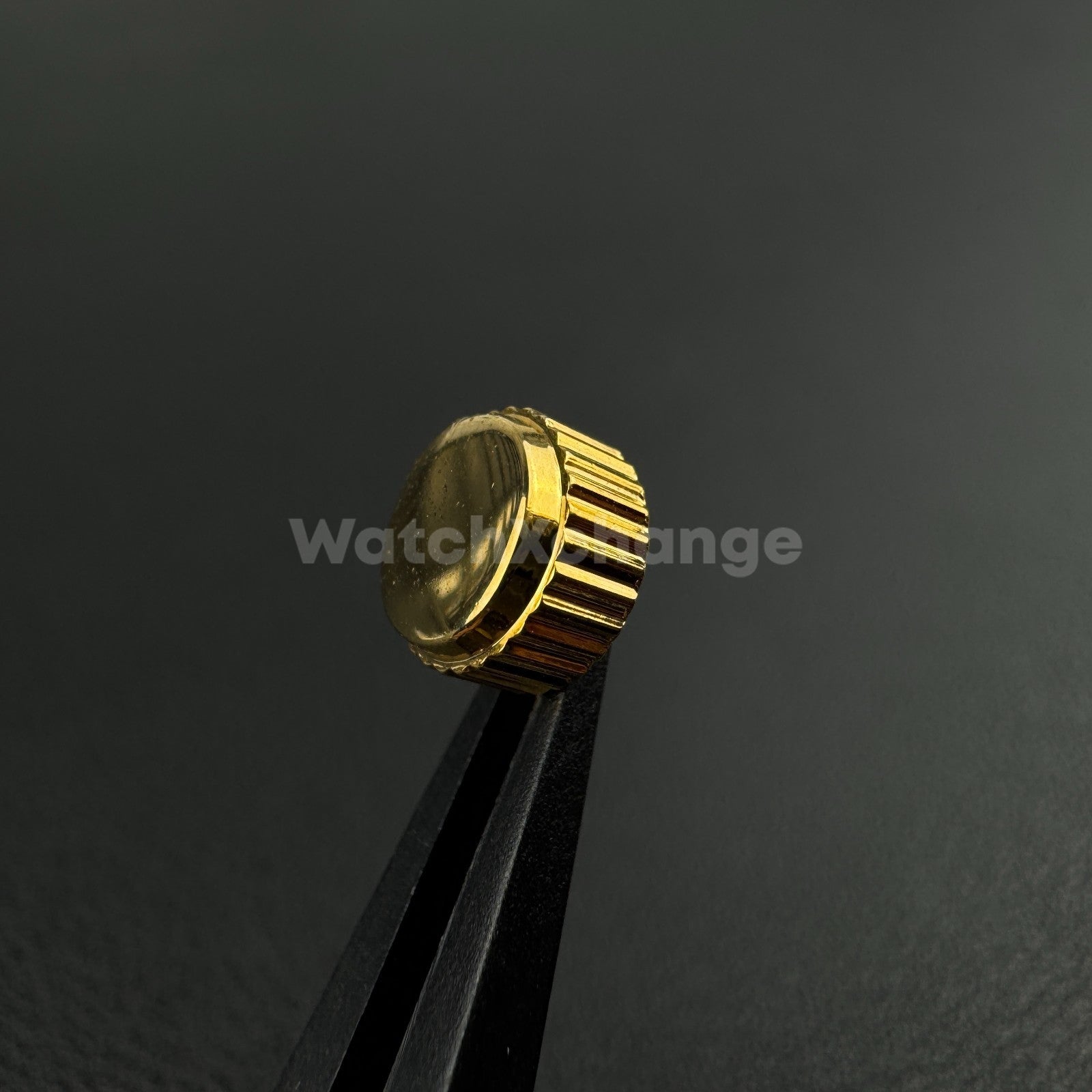 Gold Long Tube Replacement Watch Crown 2mm 2.5mm Hole Diameter 3mm - 8mm Head