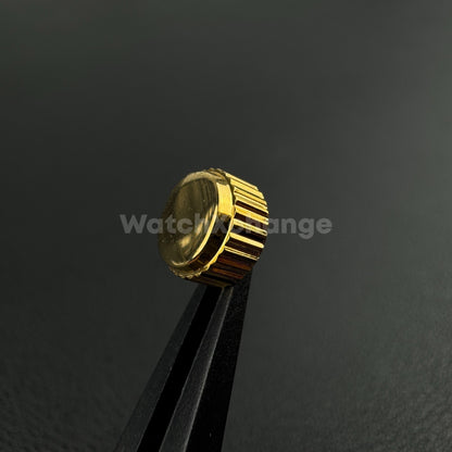 Gold Long Tube Replacement Watch Crown 2mm 2.5mm Hole Diameter 3mm - 8mm Head