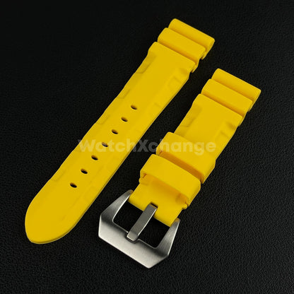 Waterproof Silicone Rubber Watch Strap Band For Panerai PAM 22mm 24mm 26mm