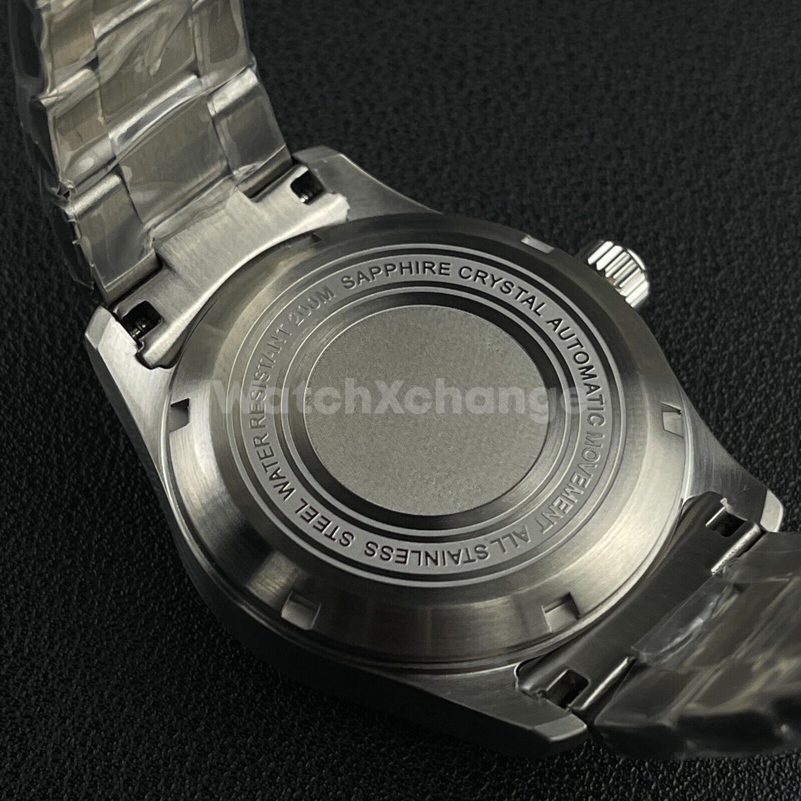 39mm Pilot Stainless Steel Sapphire Glass Mens Watch Case Fits NH34/NH35/NH36