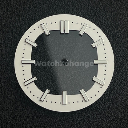 White 30.4mm Hollow Dial Face Fit For NH70 Movement Watch Part