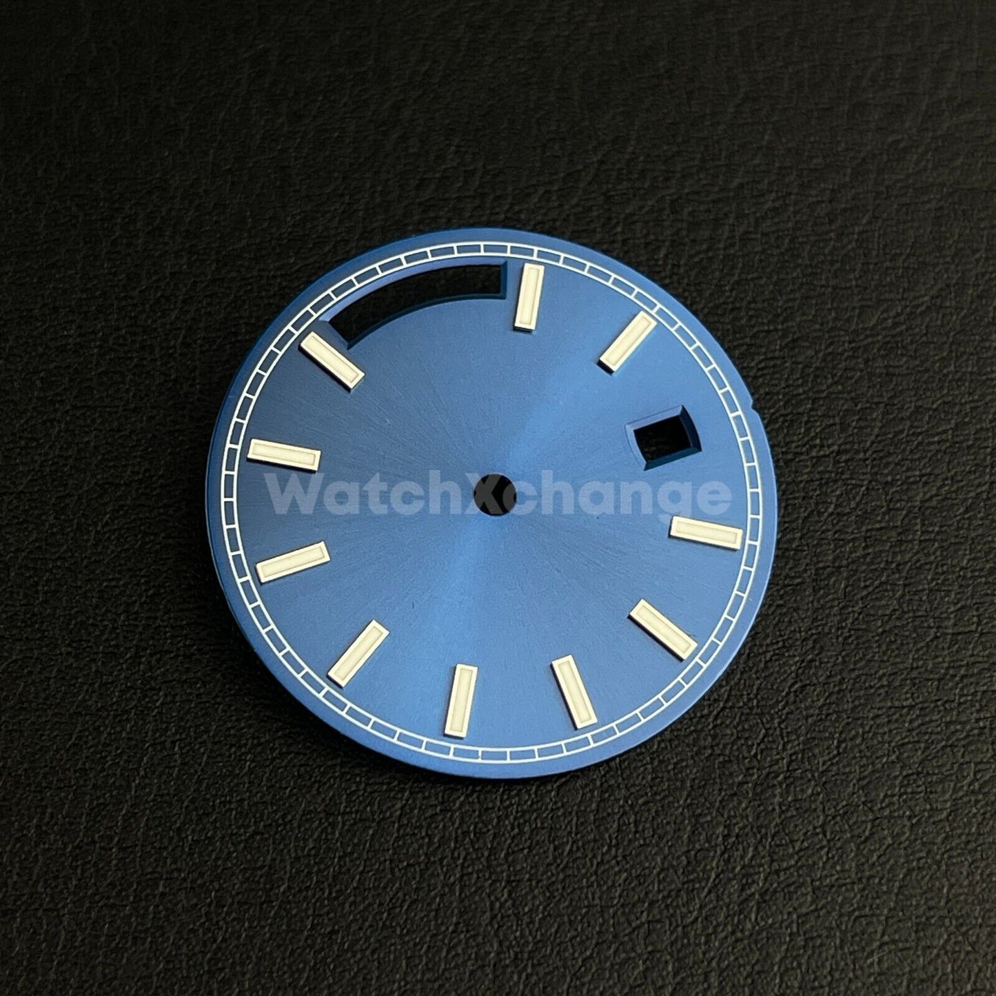 29mm Blue Watch Dial w/Green Luminous Replacement for Seagull ST16 Movement