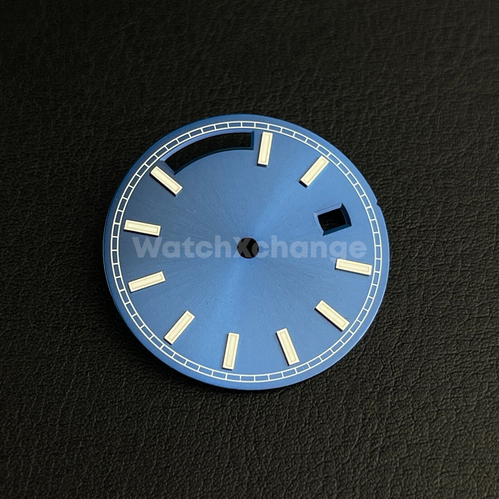 29mm Blue Watch Dial w/Green Luminous Replacement for Seagull ST16 Movement