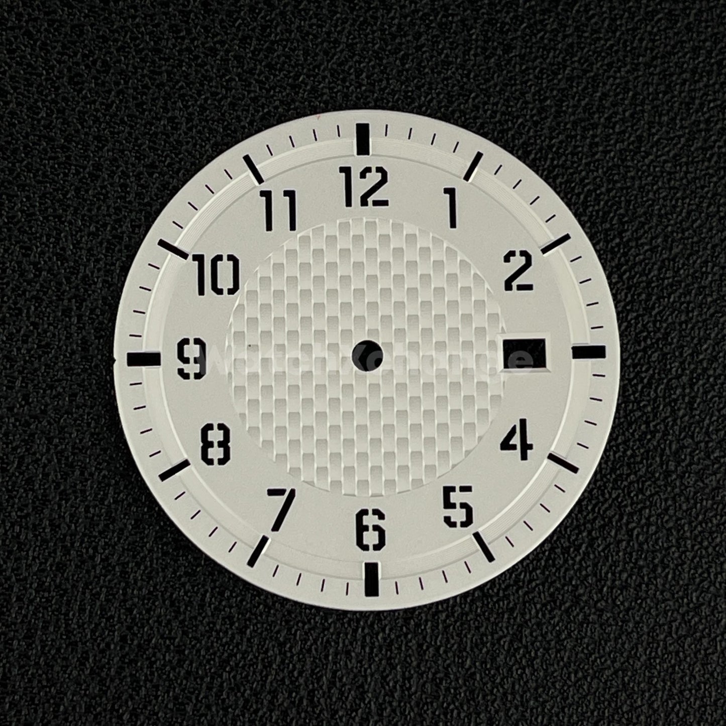 34mm White Watch Dial for Seiko NH35A Automatic Movement Parts