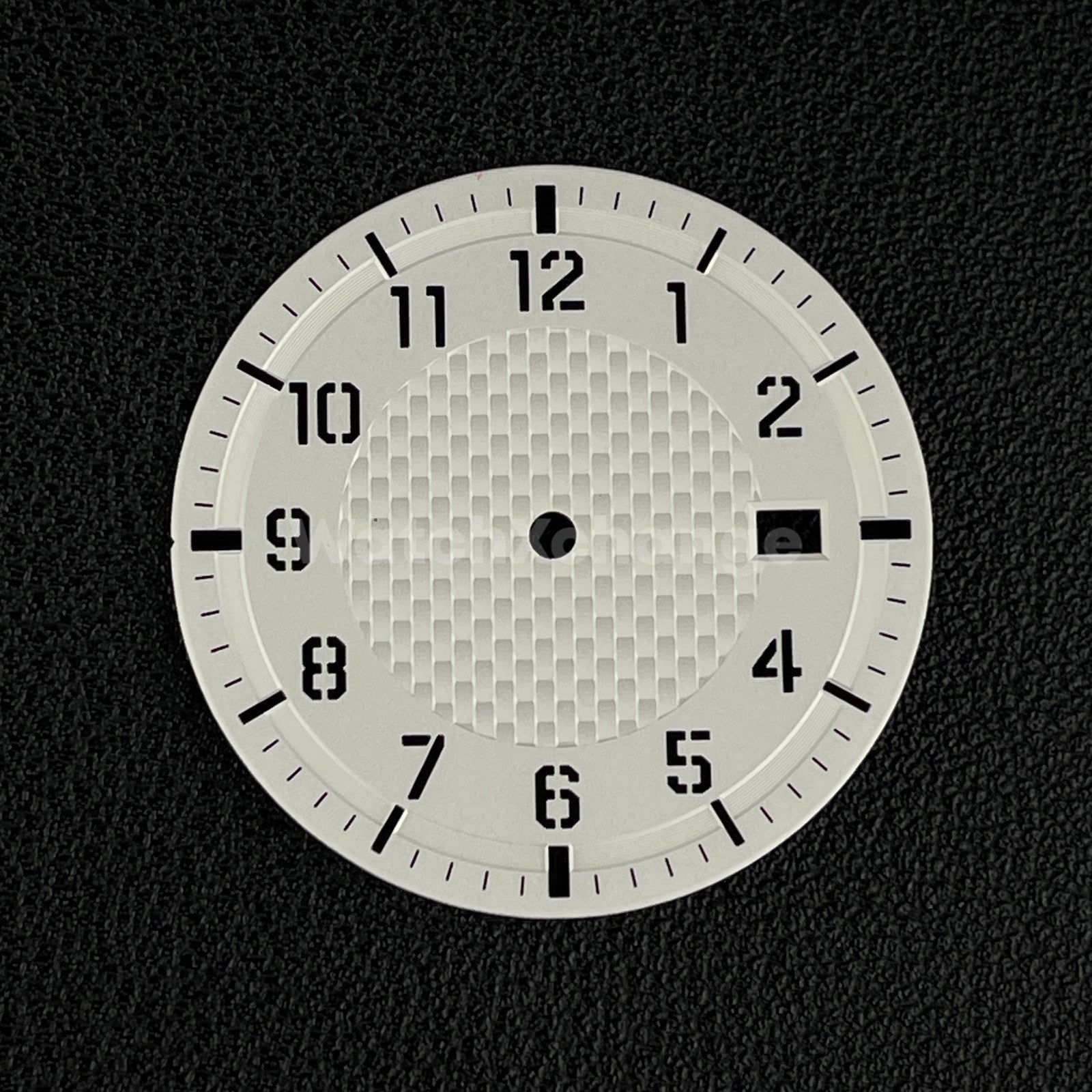 34mm White Watch Dial for Seiko NH35A Automatic Movement Parts