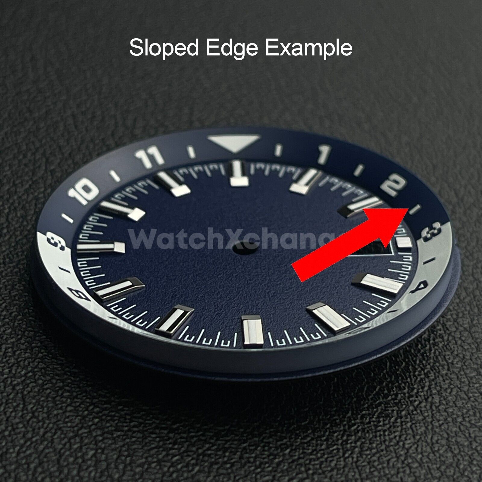 33.5mm Black Watch Dial for SEIKO NH35 NH36 Watch Movement