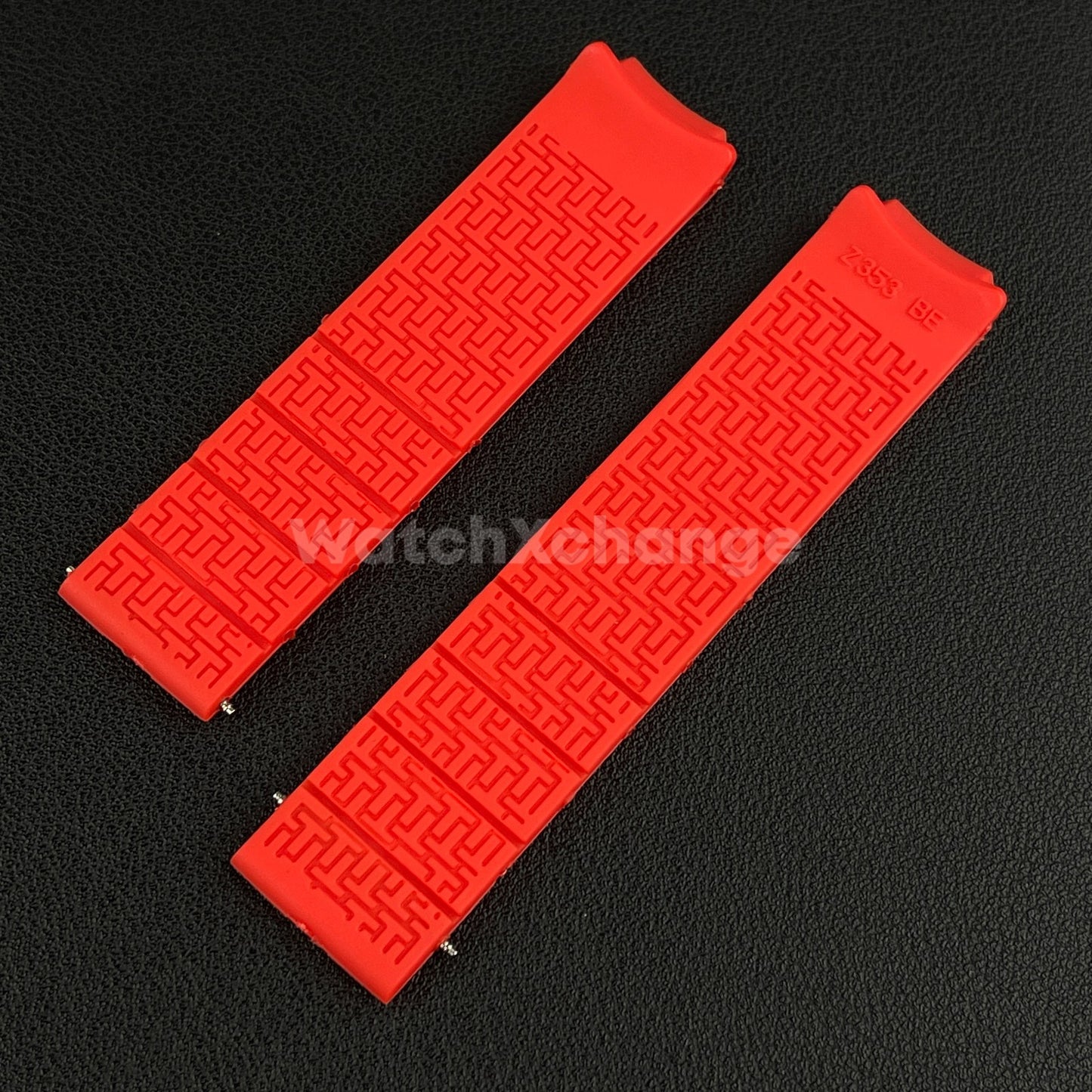 For T-TOUCH Watch TISSOT 20mm / 21mm Rubber Z353 Strap Band Clasp Buckle Red