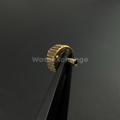 Rose Gold Long Tube Replacement Watch Crown 2mm 2.5mm Hole Diameter 3mm-8mm Head