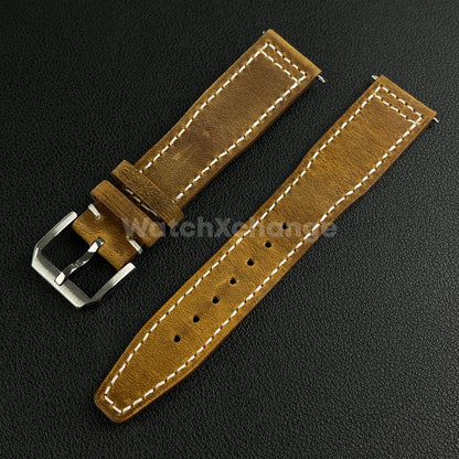 Tandorio 39mm Mens Watch Brown Leather Strap - NH35A Automatic Movement