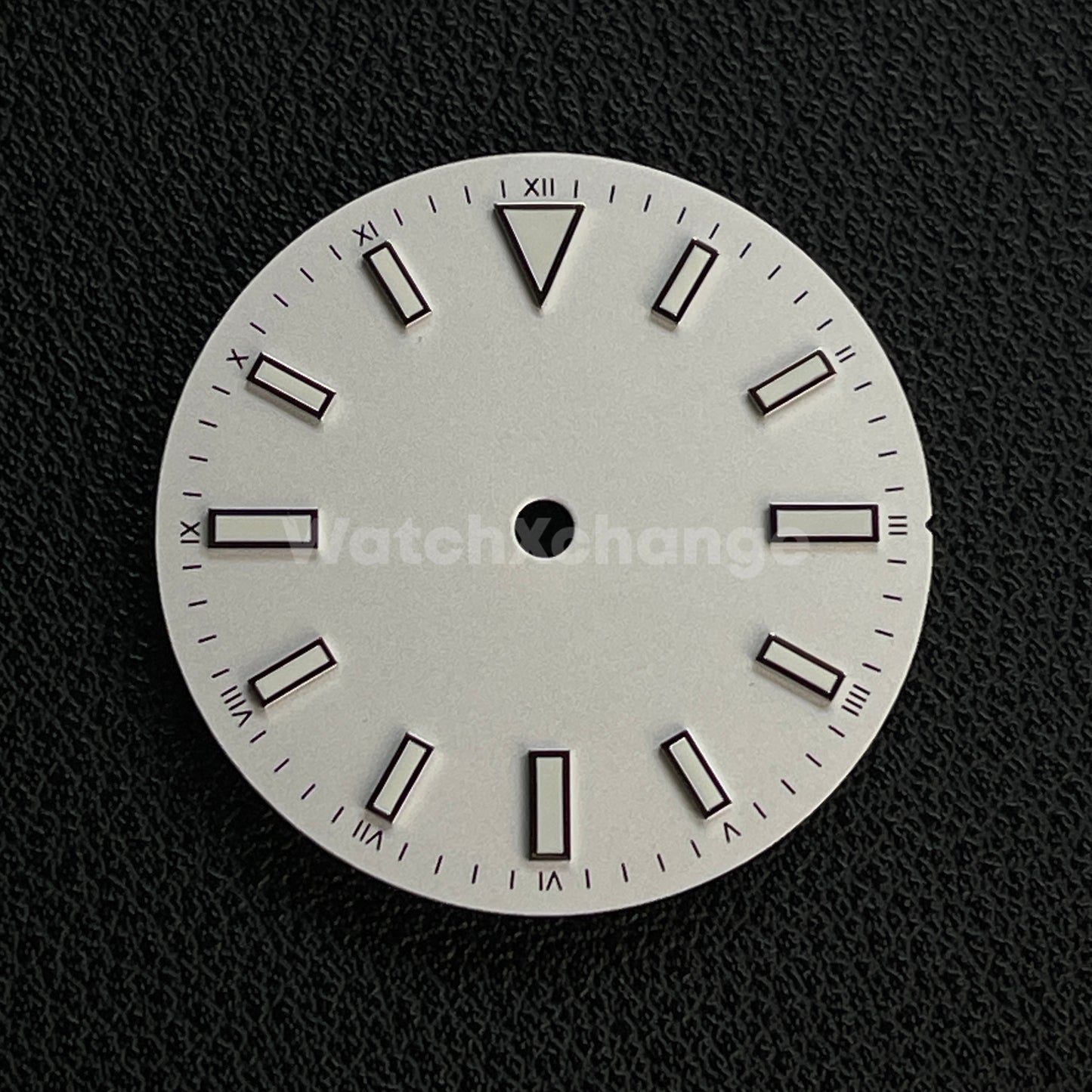 28.5MM White Watch Dial Luminous Watch Accessory for NH35/ETA2836/8215 Movement