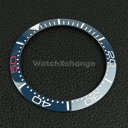 Blue Ceramic bezel insert 38mm For Divers Watch Rolex Seiko SKX SRPD Smurf