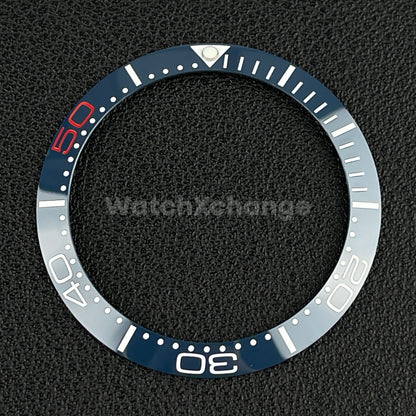 Blue Ceramic bezel insert 38mm For Divers Watch Rolex Seiko SKX SRPD Smurf