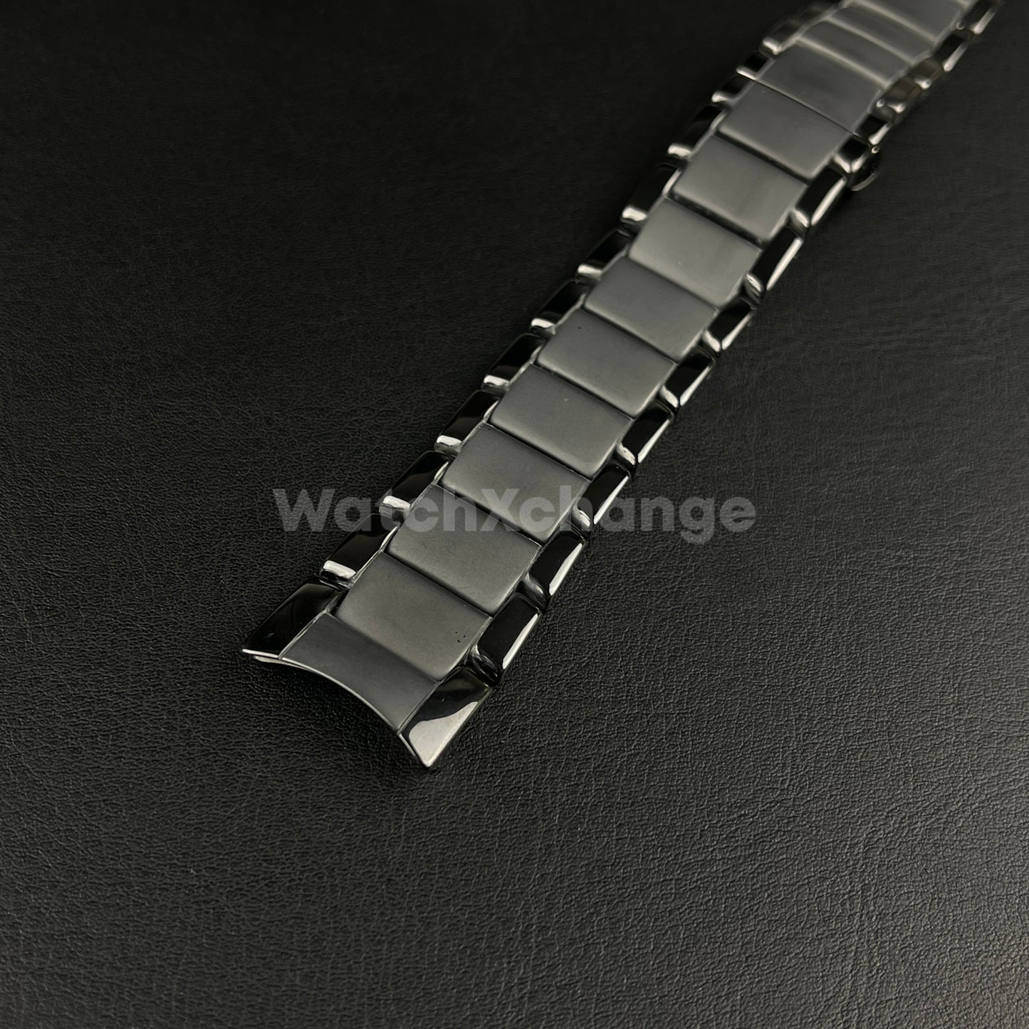 For Emporio Armani AR1451 Watch Black 22 24mm Ceramic Strap Band Bracelet Clasp