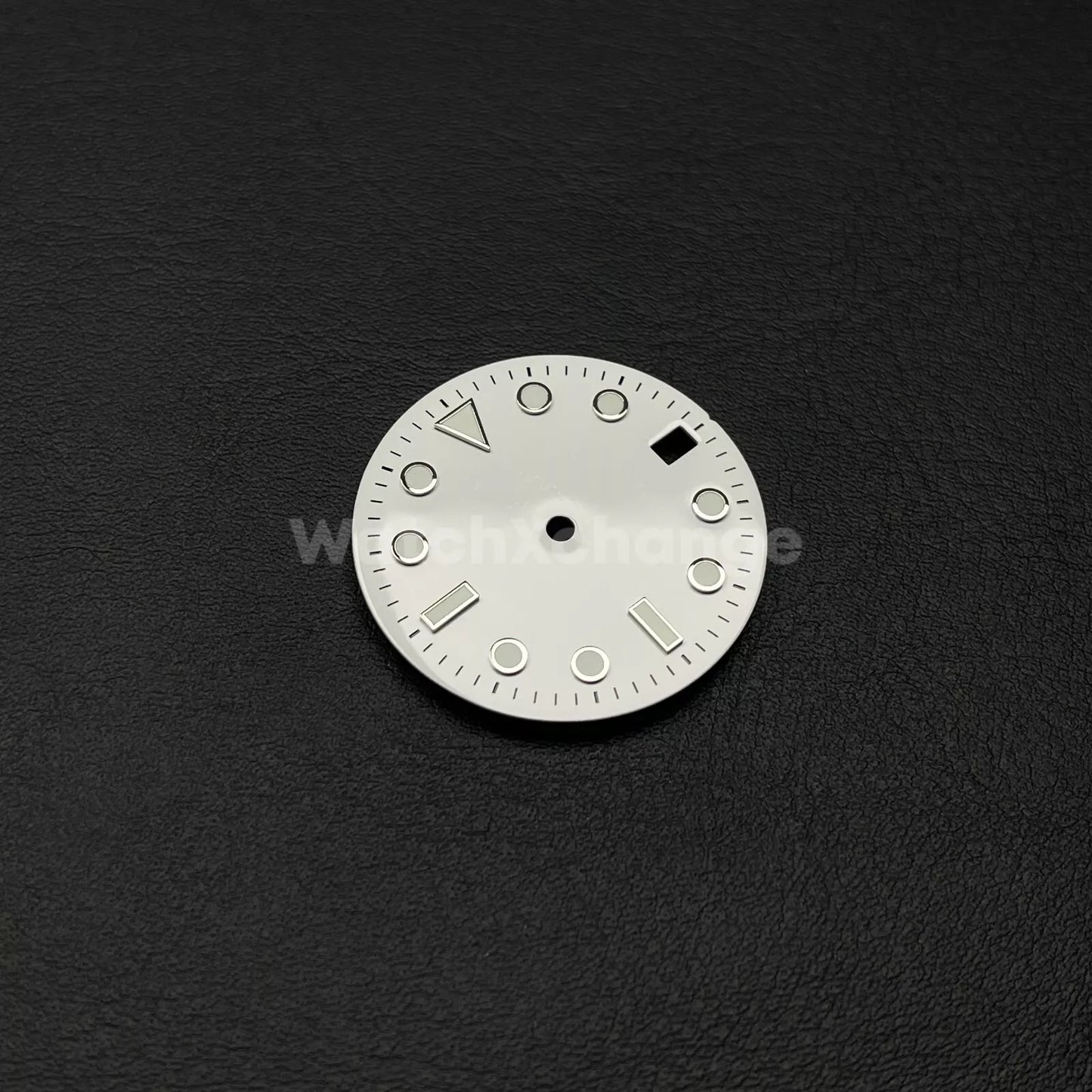 28.5mm White Watch Dial for SEIKO NH35 NH36 Movement Luminous
